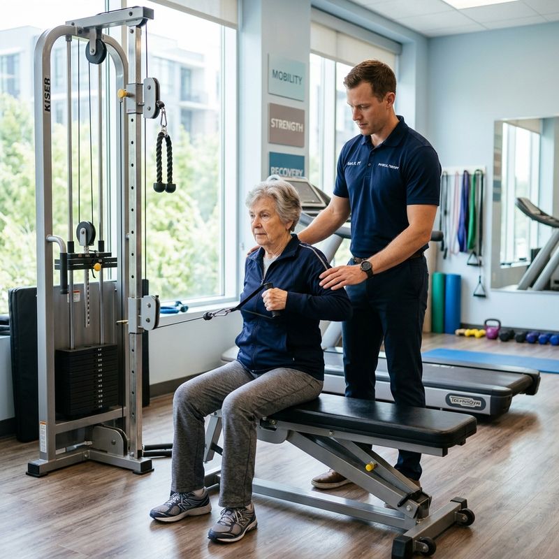 Seilzug Gerätetherapie